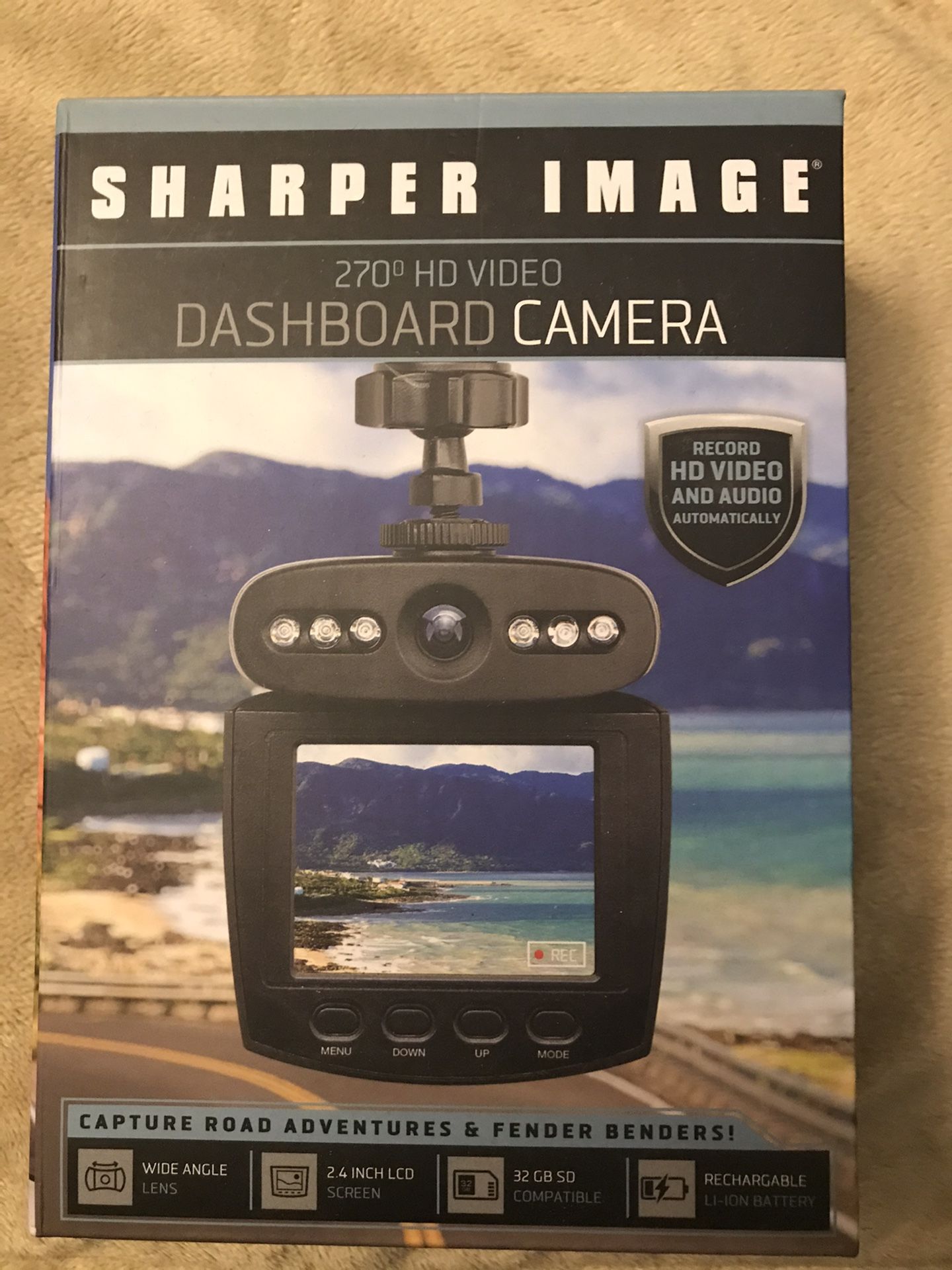 Sharper Image Dashboard Camera (New)