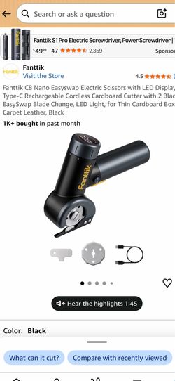 Fanttik c8 nano electric scissors