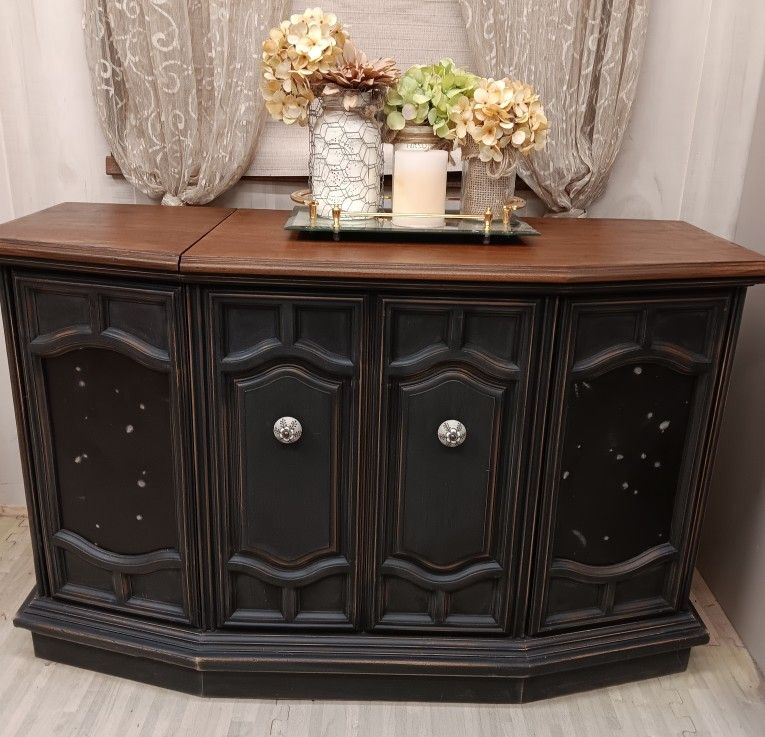 Vintage Stereo Cabinet, Great TV Stand Or Console Table 