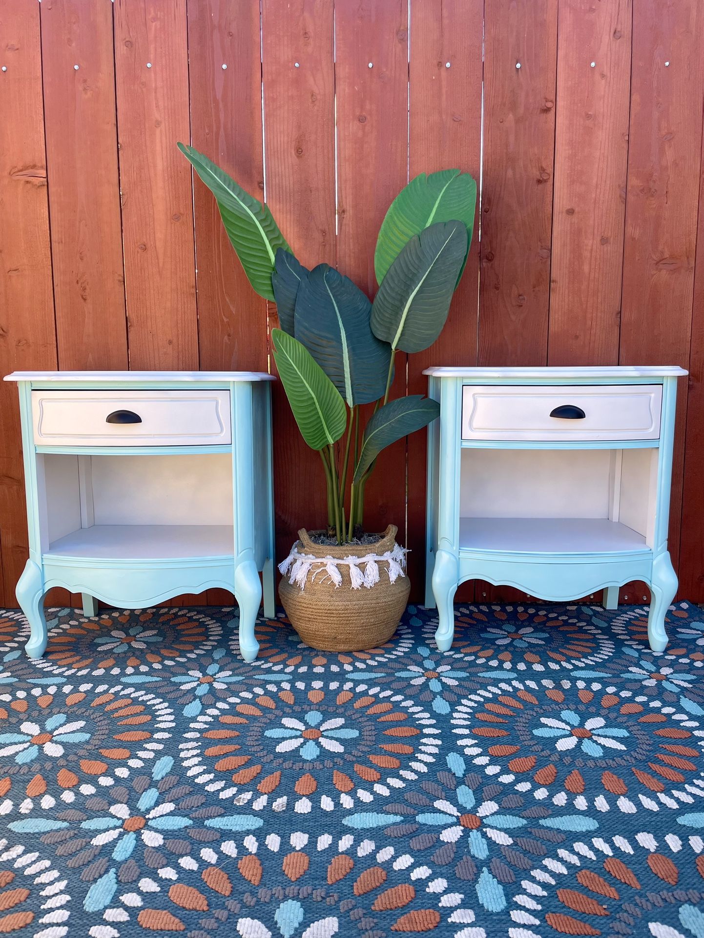 Nightstands end tables side tables boho shabby chic farmhouse