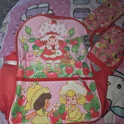 Strawberry Shortcake 🍰 5pc Backpack 