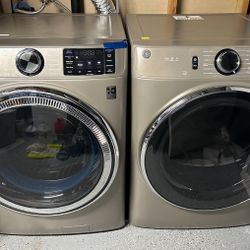 GE Large Capacity Washer And  Dryer 