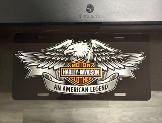 Harley Davidson # 10 license plate