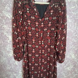 New Size Small Mini Dress Brown 