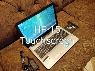 Touchscreen Laptop HP-15-ay041wm-core i3-8gb ram-128gb HD SSD solid-go-od for stud-ents.