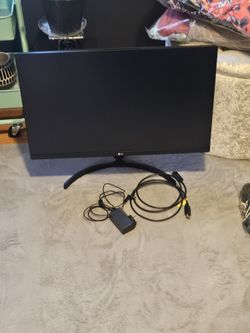 Lg 27" Inch  2560x1440 Qhd Led Ips Panel Gaming Monitor 75hz 5ms Hdr10 Gsync+freesync