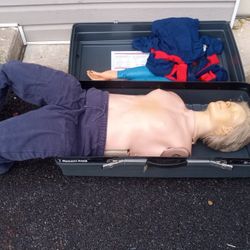 Vintage Resusci Anne EMT Training Device 