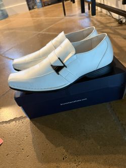 White Bruno Marc Shoes Size 12