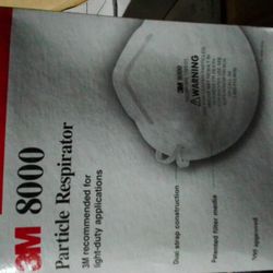3M 8000 Particle Masks
