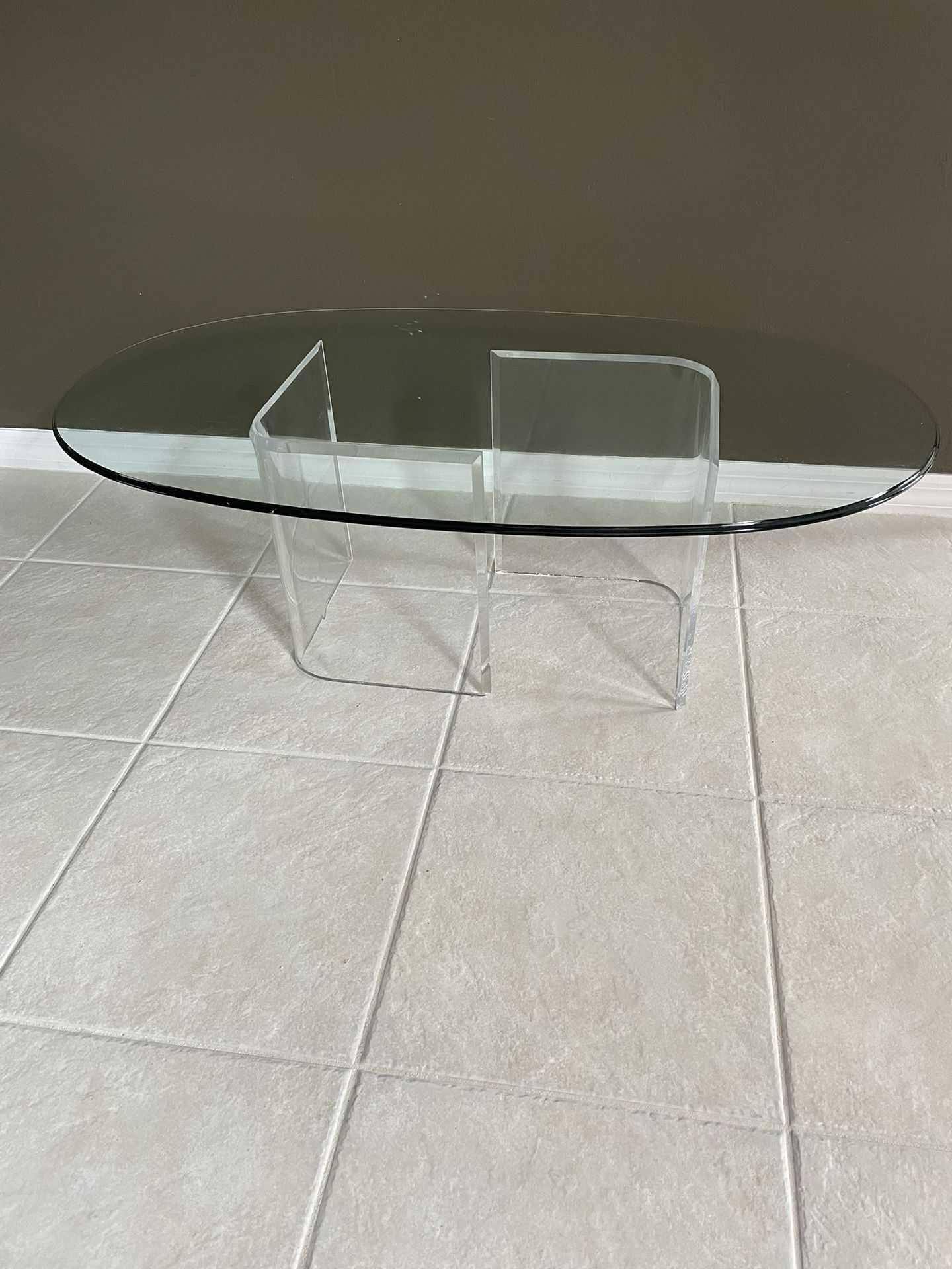 Glass & Acrylic Coffee Table