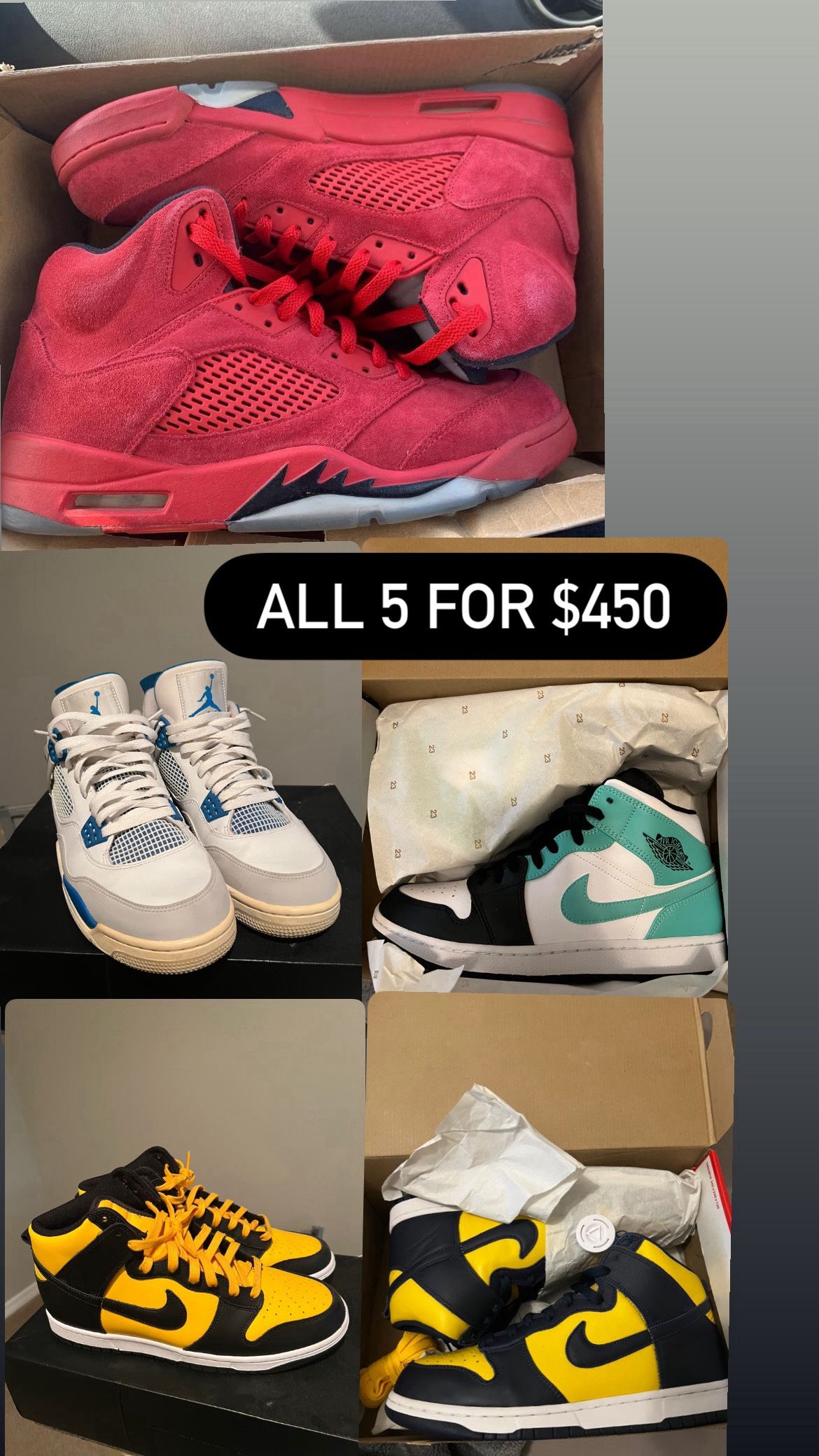 Retro Jordans And Nike Dunks