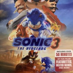SONIC The HEDGEHOG 3 (4K Ultra HD + Blu-Ray-2024)