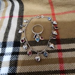 Bracelet N Ring Set .925