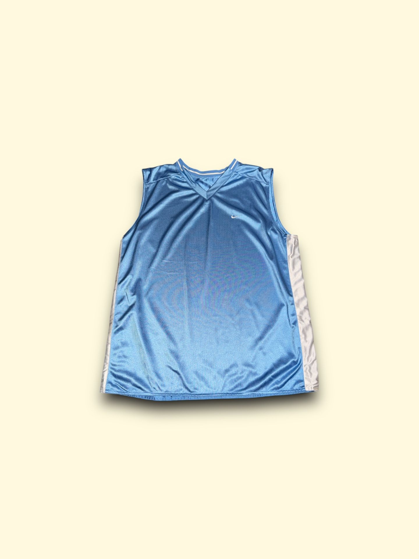 Vintage Nike dri-fit  basketball tank top jersey powder blue men’s 2XL 