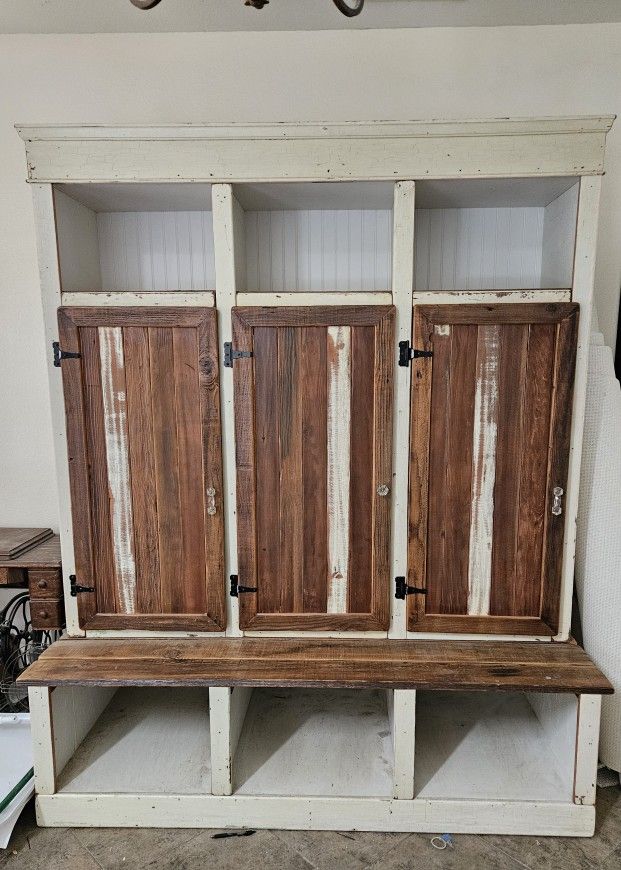 Storage Locker For Mudroom Or hallway