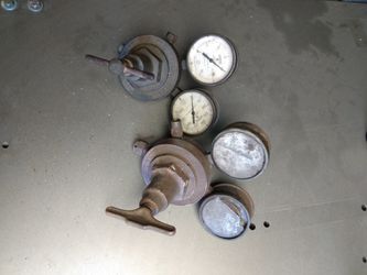 Antique Victor Oxy Acetylene Regulators