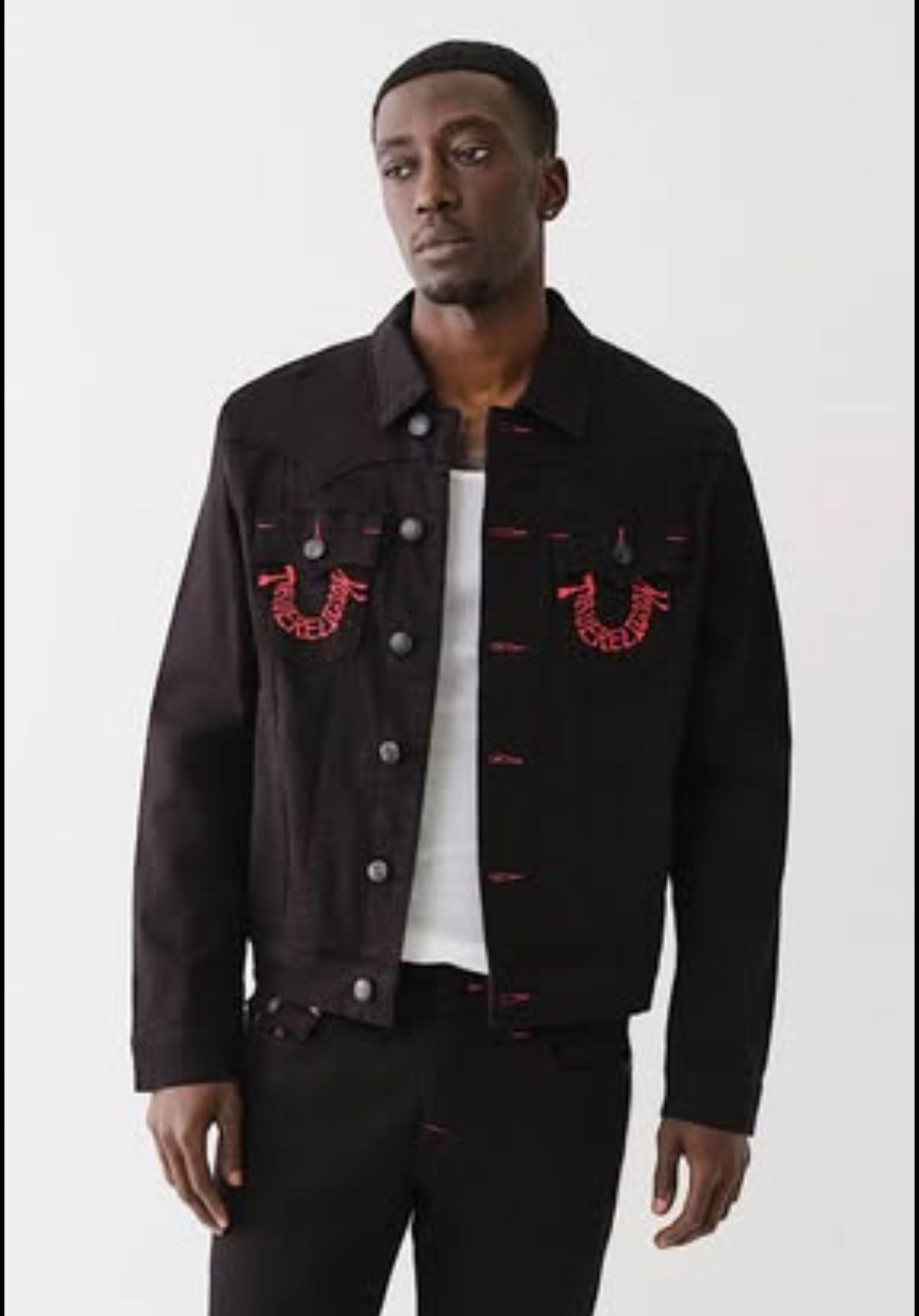 Mens Jimmy Embroiled horseshoe jacket.
