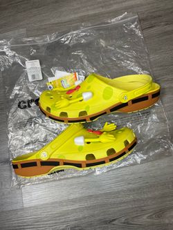 Crocs “SpongeBob SquarePants” Size 13 In Men (Fits Like 12-12.5m)