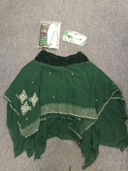 Green Halloween accessories