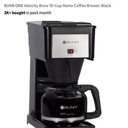 BUNN BX Speed Brew Classic 10-Cup Coffee Brewer, Black Price $ 130 Our price 70 Its steelness steel