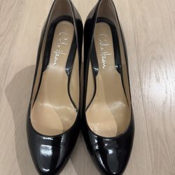 Cole Haan Black Patent Leather Pumps - Women's Size 8B - Like New - $70