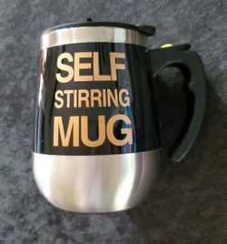 Self Srirring Mug Black 