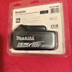 Makita Battery 6.0AH 18V 