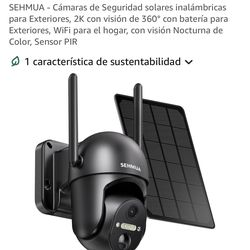 Solar panel WiFI camera
