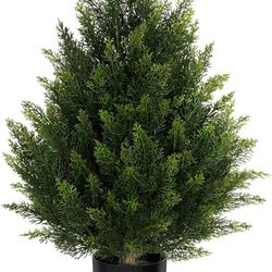 Outdoor Artificial Cedar Topiary Tree