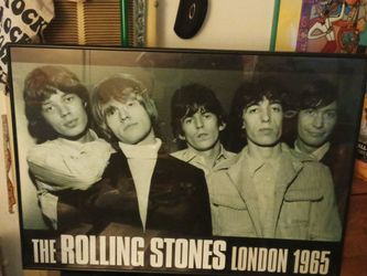 The Rolling Stones London 1965 Framed Poster