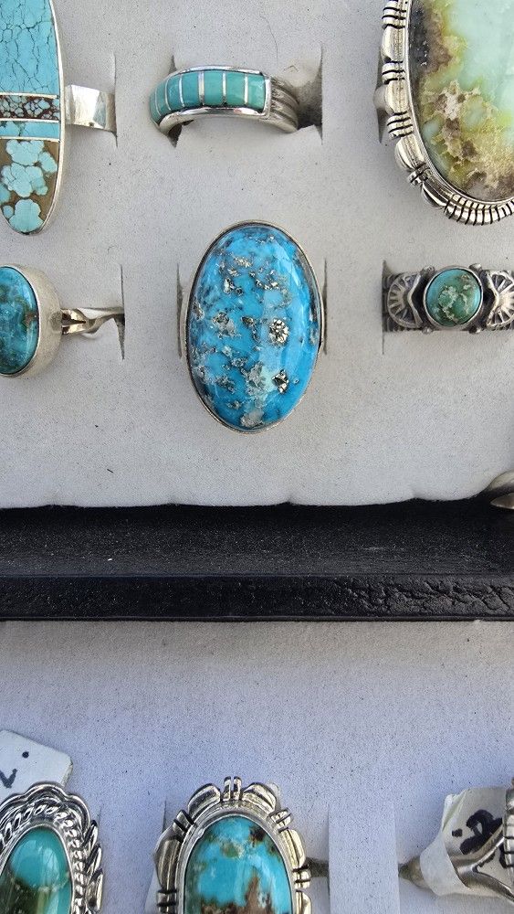 Sterling Silver TURQUOISE.
