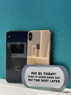 Apple iPhone XS Max - Pay $5 DOWN AVAILABLE - NO CREDIT NEEDED