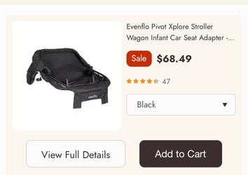 Evenflo car seat attachment