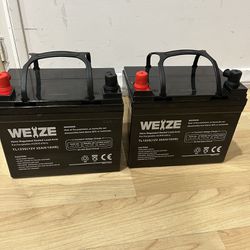 New WEISE Wheelchair Batteries 12 V 35 AH