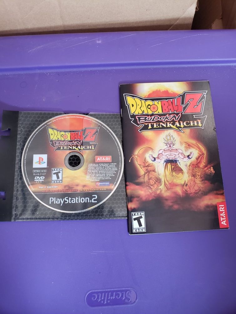 Dragonball z budokai Tenkaichi playstation 2