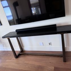 Restoration Hardware T-Brace Console Table 