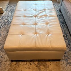 Oversized Storage Ottoman