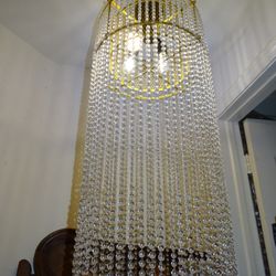 3 Ft Crystal Chandelier 