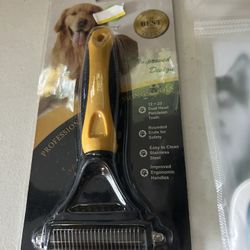 Pet Rake – Dual Head Grooming Tool for Dogs & Cats 