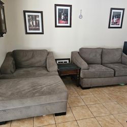 Gray Sofa Set