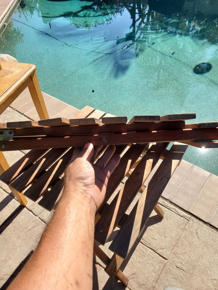 2 Teak Side Tables Refurbished