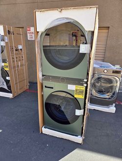 LG Stackable, Front Load Washer and Electric Dryer