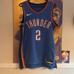 Gilgerous Alexander Thunder MVP Jersey size medium