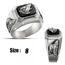 Wolf Ring Size 8