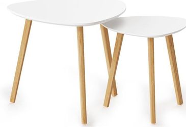 Bamboo Nesting Tables Set Of Two