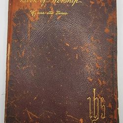 Book of Worship with Hymns & Tunes 1899 Evangelical Lutheran Church Philadelphia