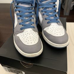 Jordan 1 Mid 7Y Cement Grey/ White/true-blue