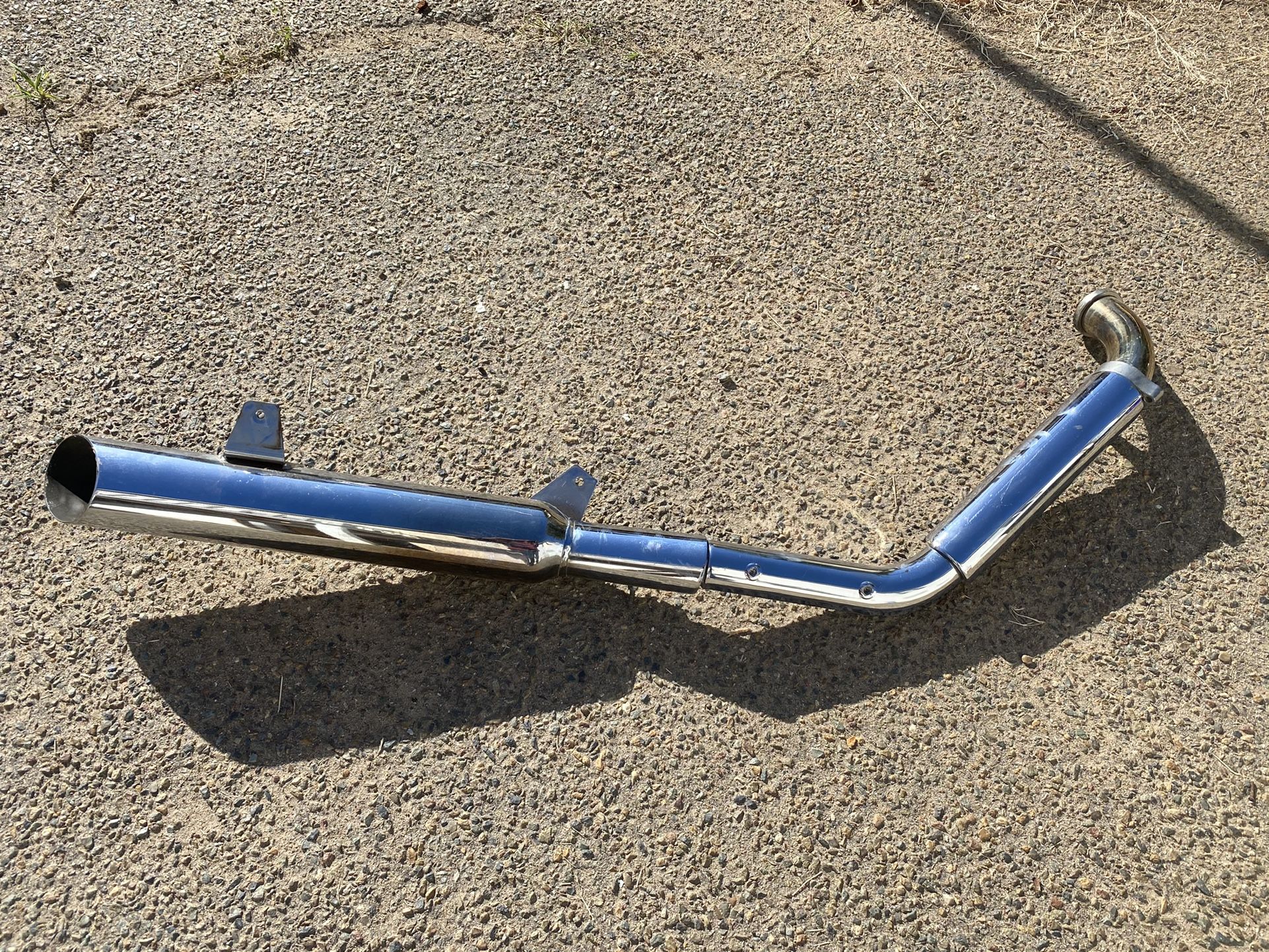 If Is Up Is Available! Suzuki Intruder Motorcycle, Bike Exhaust Pipes With Muffler. Make Me A Good Offer
