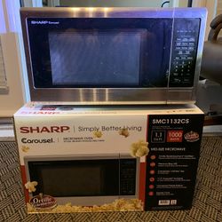 Free 1000watt Sharp Microwave 