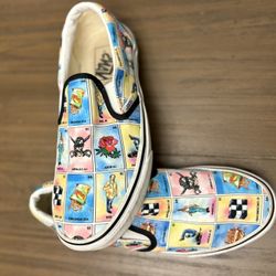 Vans classic slip on LA Loteria style Size 9(woman) Rare!!